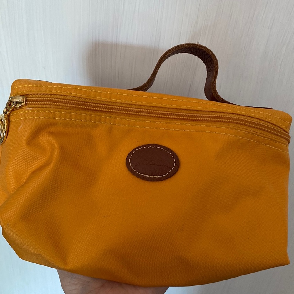 Longchamp Yellow Cosmetic Bag - Gently Used